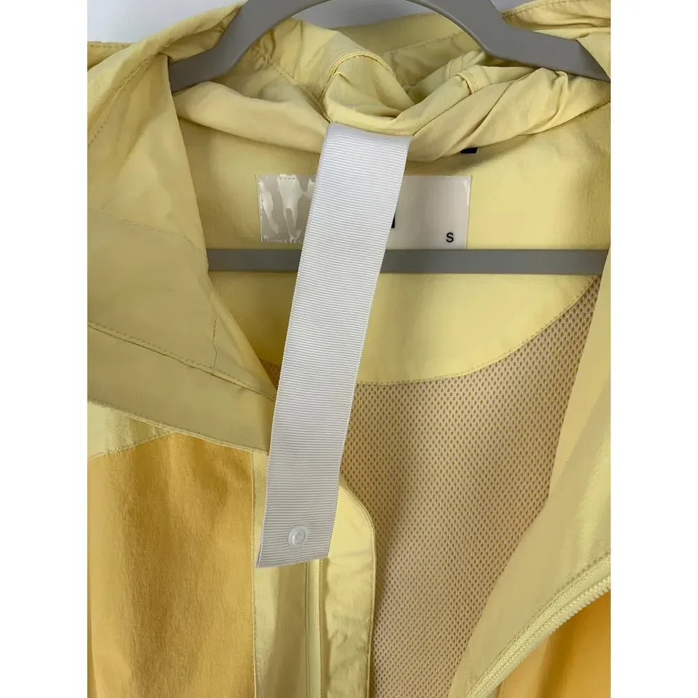 KITH Madison Jacket Mens Small Pale Yellow Hooded Zip Up